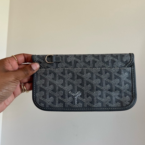 GOYARD GOYARDINE Gray St Louis Pouch wallet Grey - Picture 5 of 8